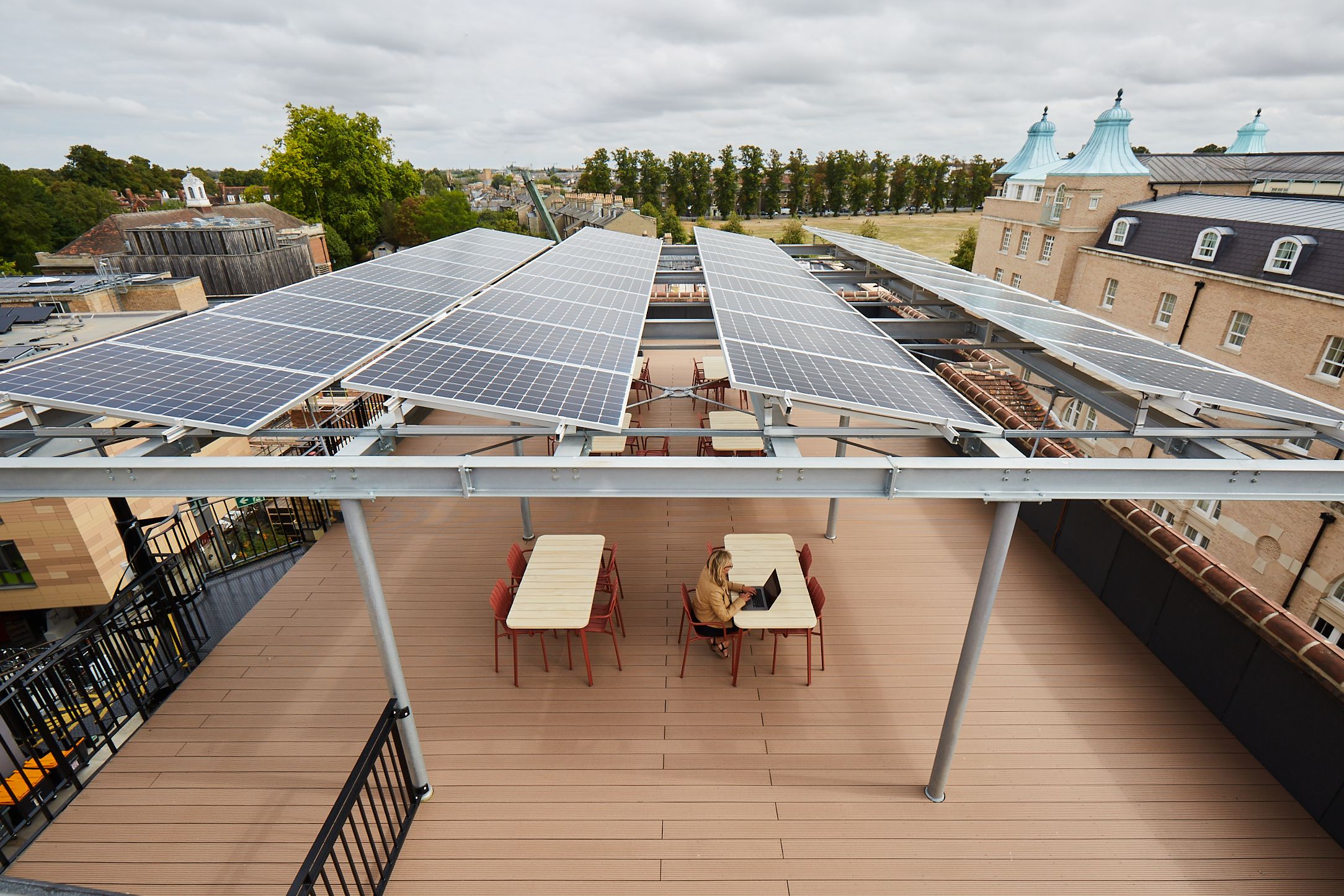 Rooftop solar panels