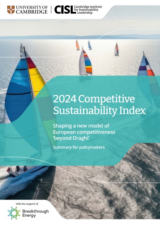 Cover of 2024 Competitive Sustainability Index