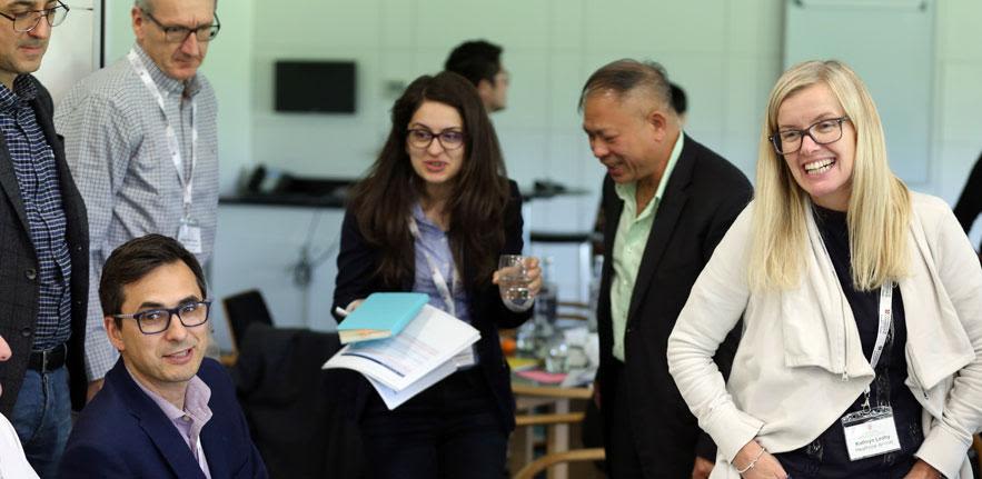 People taking part in lab event